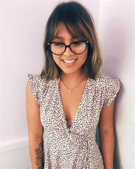 curtain bangs glasses - 12 Bangs With Glasses Hairstyles 2025 .